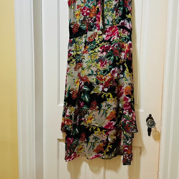 Anne Giorgio fully lined Flowing styled floral Dress size Med - Picture 6 of 10